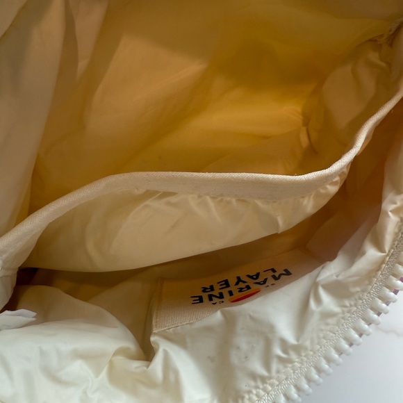 Marine Layer Cream Crossbody Bag with Multicolor Stripes - Picture 3 of 6